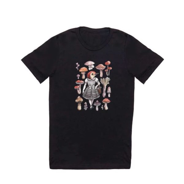 Mushroom Pickers – Lady Woodpecker T Shirt