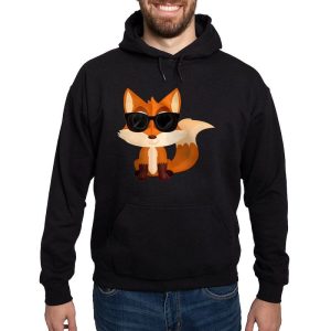 Cool Fox Men’s Hooded Sweatshirt