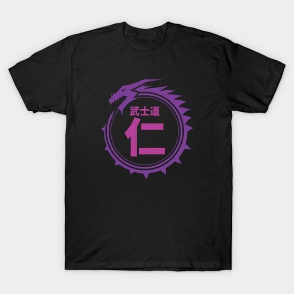 Doc Labs – Dragon / Bushido – Compassion (仁) (Purple) T-Shirt