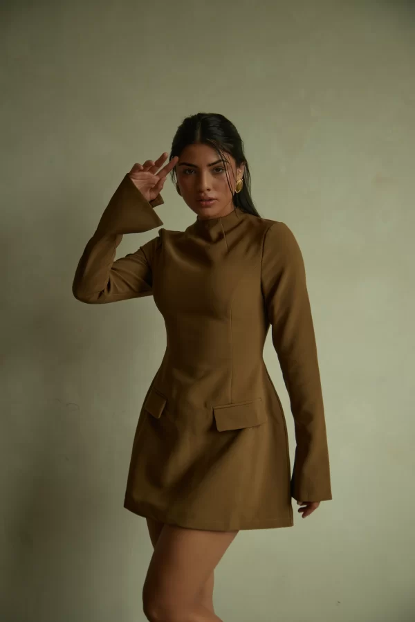 The Split Sleeve Mini Dress - Image 5