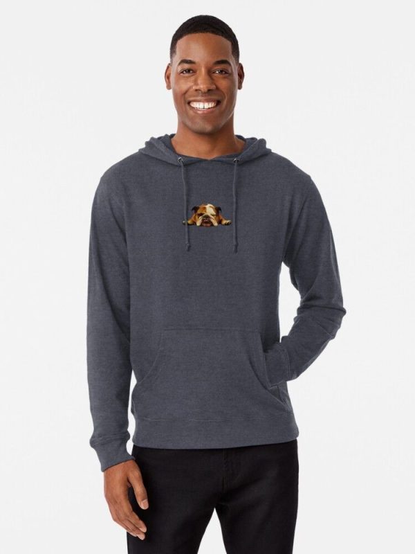 English Bulldog – Lazy Beast Lightweight Hoodie