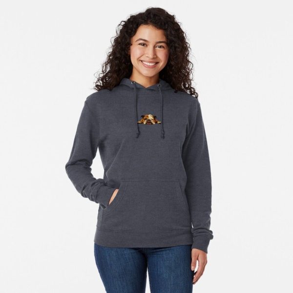 English Bulldog – Lazy Beast Lightweight Hoodie - Image 3