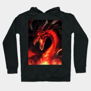 Red dragon fire Hoodie