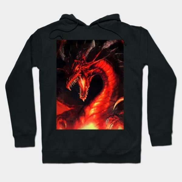 Red dragon fire Hoodie