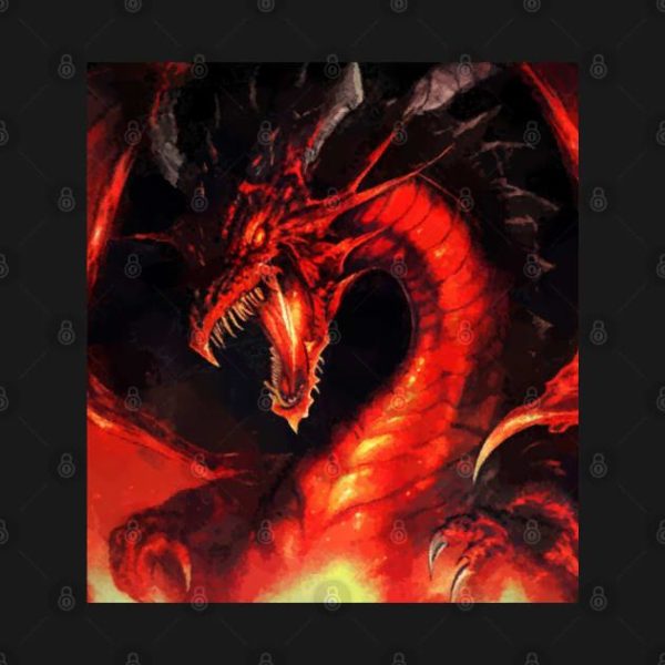 Red dragon fire Hoodie - Image 2