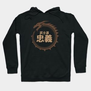 Doc Labs – Dragon / Bushido – Duty and Loyalty (忠義) (Brown) Hoodie