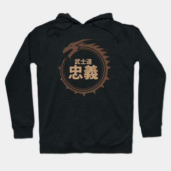 Doc Labs – Dragon / Bushido – Duty and Loyalty (忠義) (Brown) Hoodie