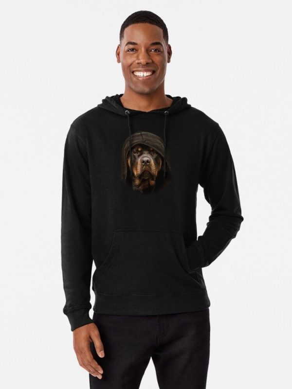 Rottweiler The Boss Dog  Lightweight Hoodie