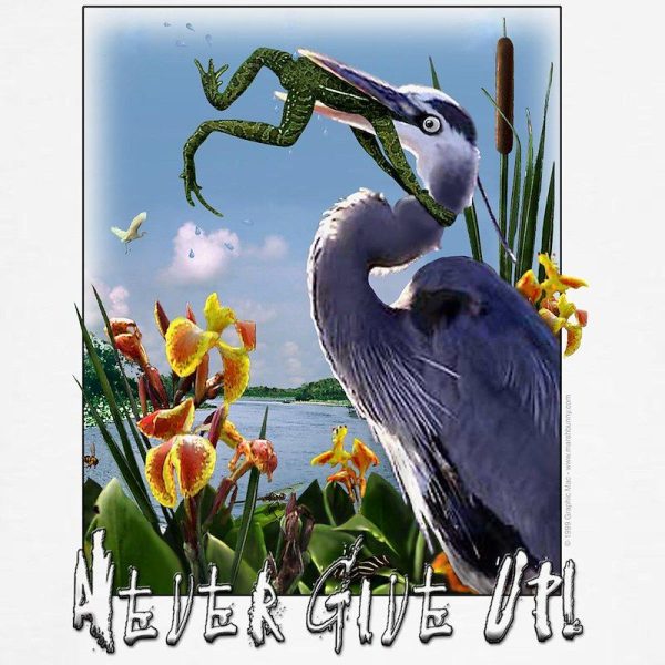Never Give Up Men’s Crewneck Sweatshirt - Image 3