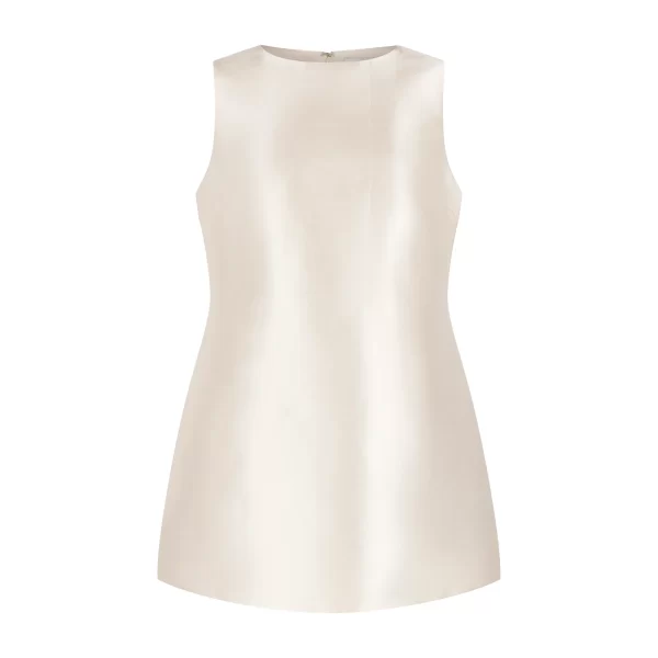 The Satin Shift Dress - Image 5