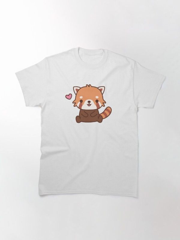Cute Little Red Panda Classic T-Shirt