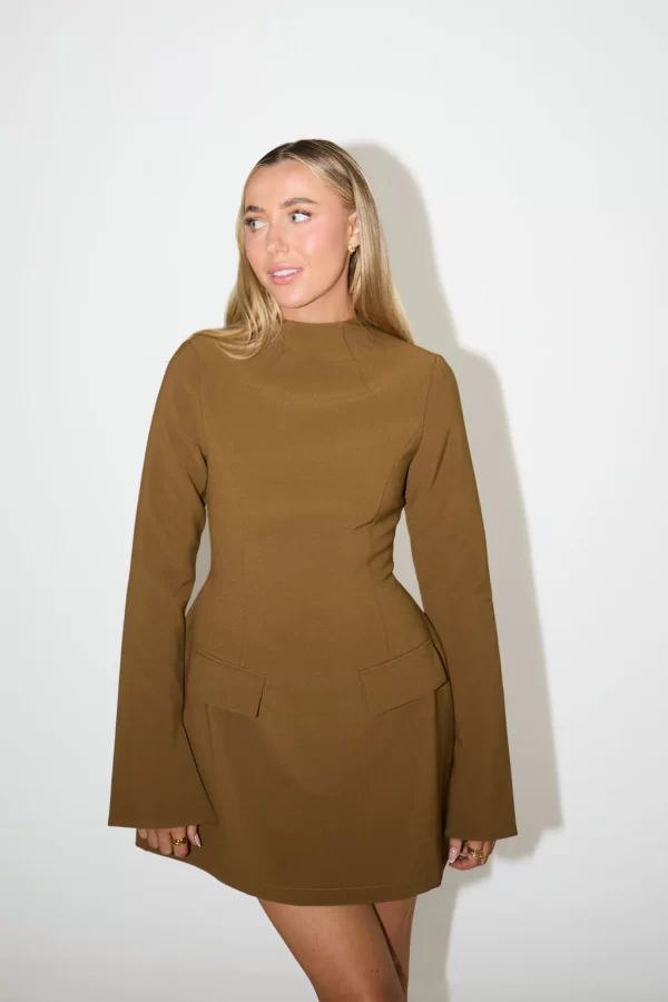 The Split Sleeve Mini Dress