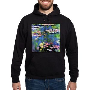 MONET WATERLILLIES Men’s Hooded Sweatshirt