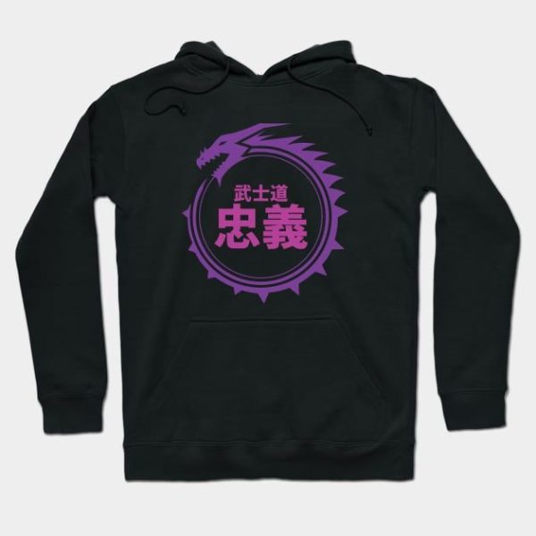Doc Labs – Dragon / Bushido – Duty and Loyalty (忠義) (Purple) Hoodie
